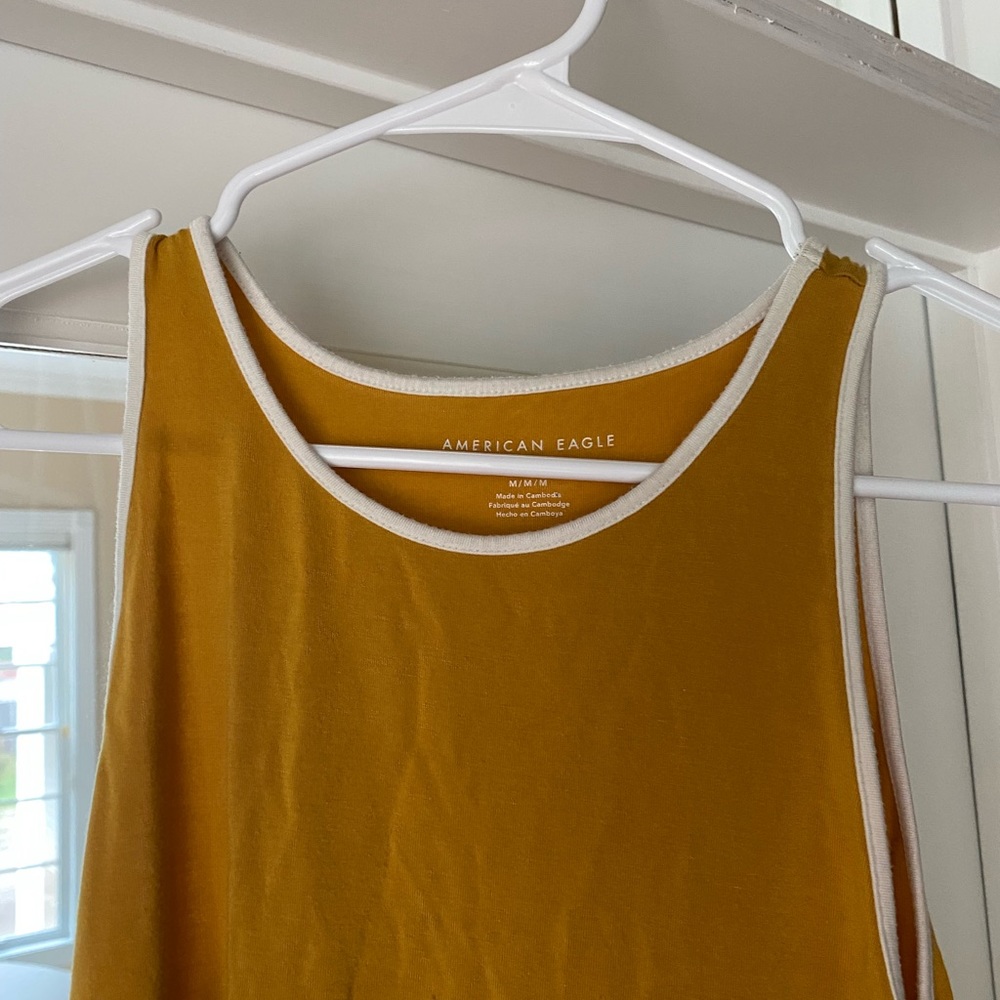 American Eagle high-neck cropped tank top - M